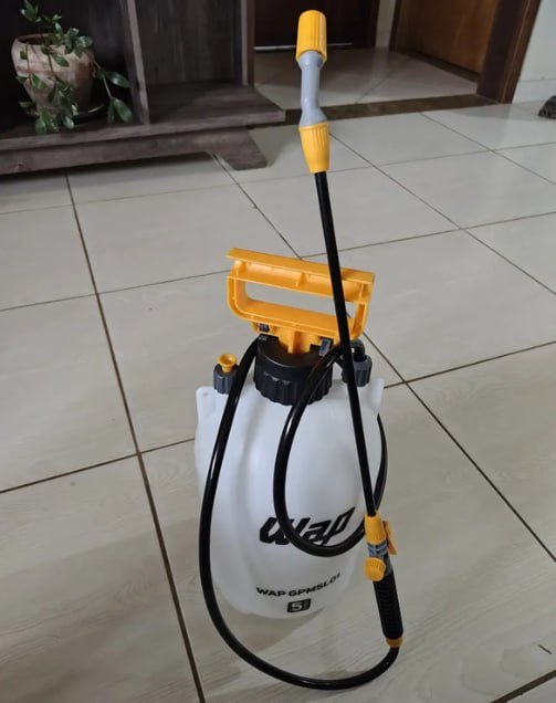 WAP Pulverizador Manual 5 Litros Borrifador Com Compressão Jato Regulável
