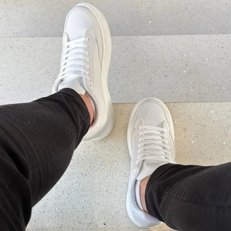 Tenis Casual Masculino Sola Alta Aumenta Altura