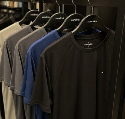 Kit 4 Camiseta Dry-fit Sandrini Masculina (P ao GG)