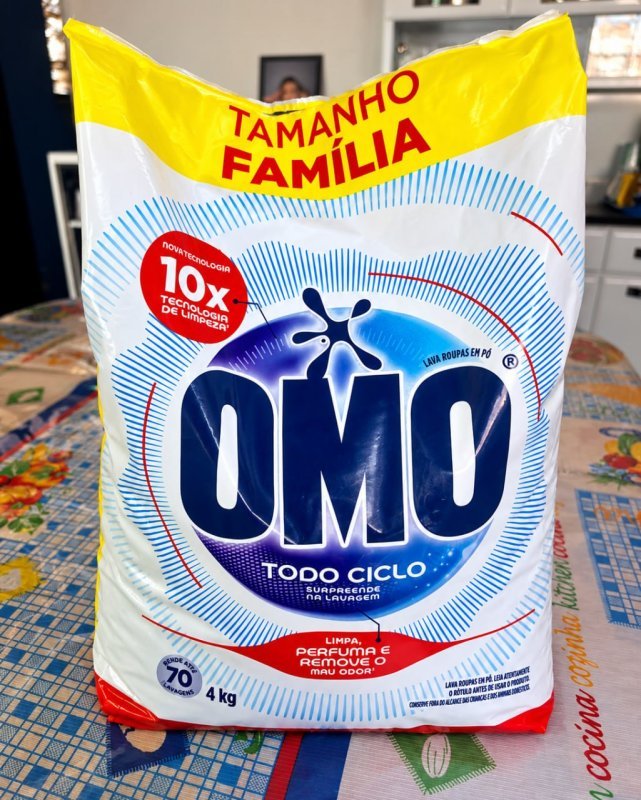 Lava-Roupas em Pó Omo Todo Ciclo, Tamanho Família, 4kg