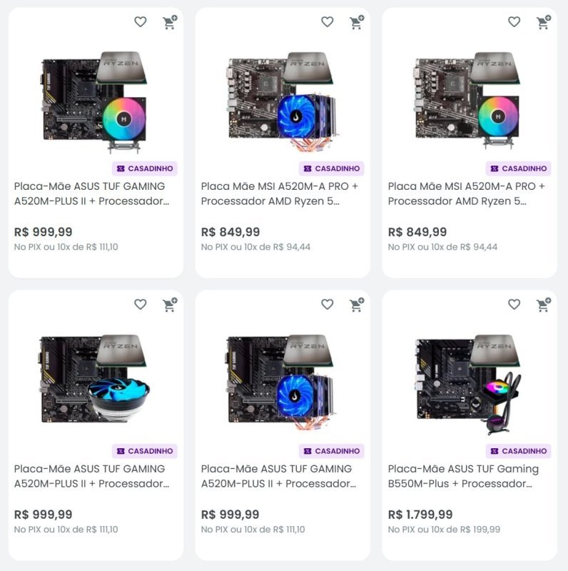 Kit Upgrade com 8% OFF no Kabum