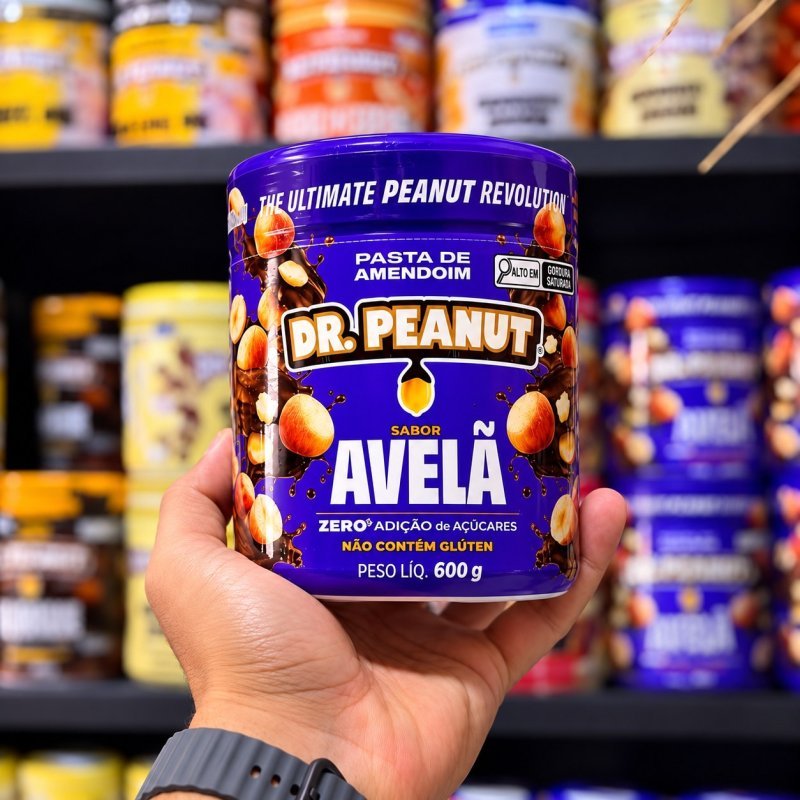 Pasta de Amendoim Dr. Peanut Avelã 600g