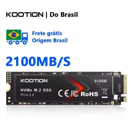 SSD NVME Kootion X15Lite 1TB GEN3 Pcie 3.0 M2 2280