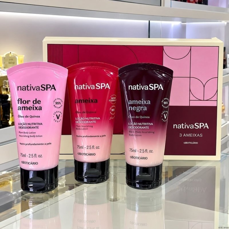 Mini Kit Presente Nativa Spa Ameixa Boticário