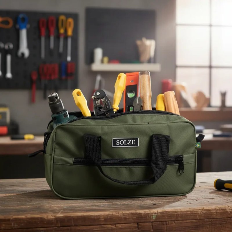 Bolsa Compacta Solze Resistente Para Ferramentas Pequena