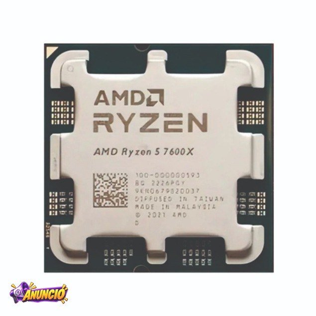 Processador Amd Ryzen 5 7600X 4.7Ghz AM5 Novo (Sem Caixa Box ou Cooler)