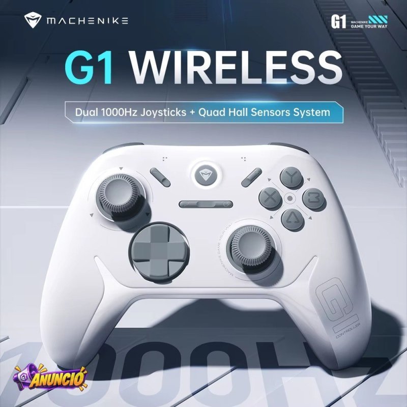 MACHENIKE G1 Gamepad sem Fio com Hall Effect para Nintendo Switch, PC, iOS, Android