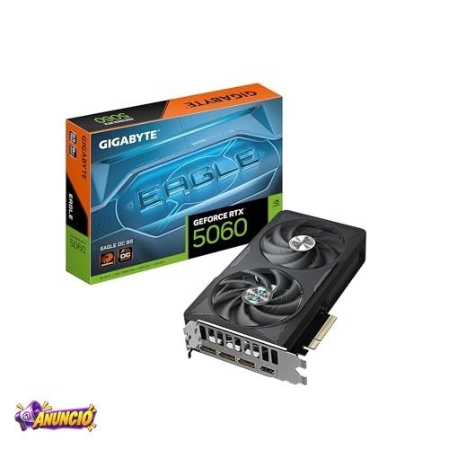 GIGABYTE Placa gráfica GeForce RTX 5060 Eagle OC 8G