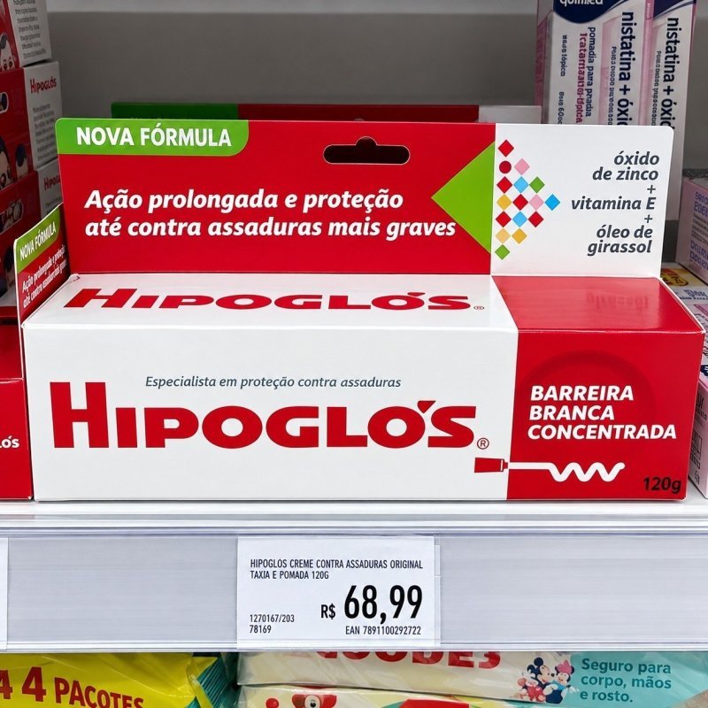 Hipoglós Creme Preventivo De Assaduras 120G