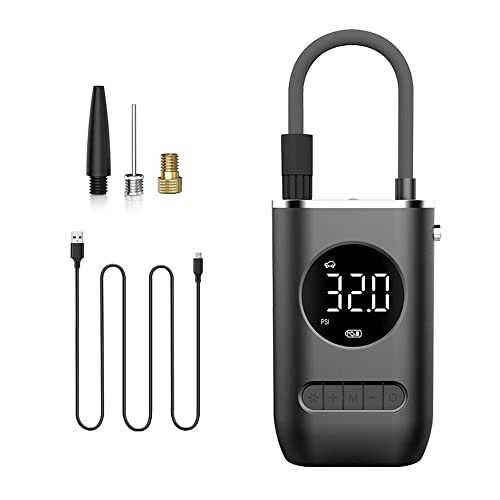 Mibee Compressor de ar portátil com inflador de pneu mini