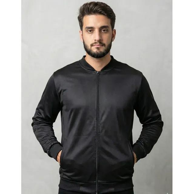Jaqueta Masculina Bomber Chimpa Com Zíper E Bolsos (P ao G3)