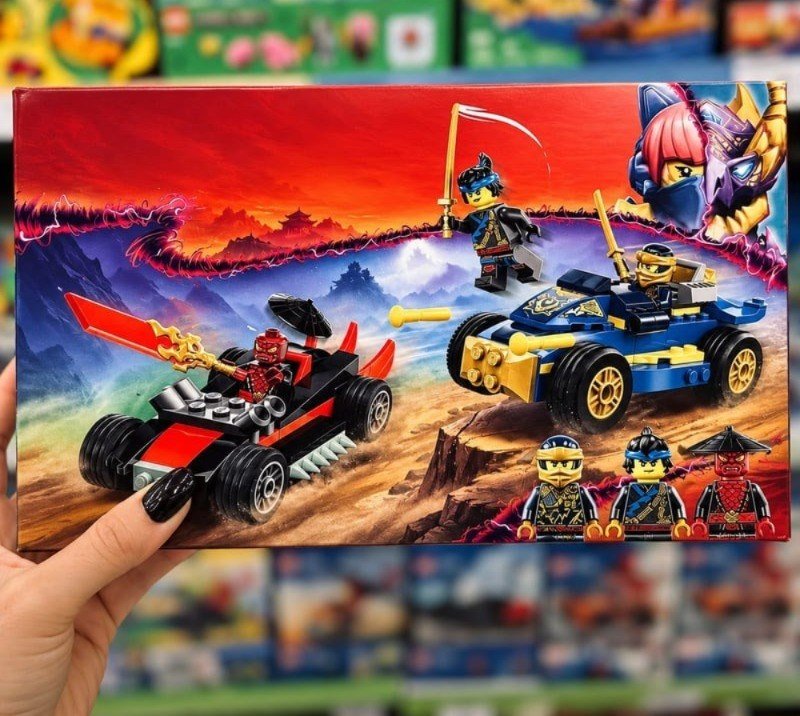 Lego® Ninjago Duelo Carros De Corrida Rogue Vs. Drix 71840 + Frete Grátis