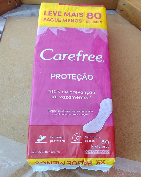 Pack 80 un. Carefree Protetor Diário c/ Fragrância