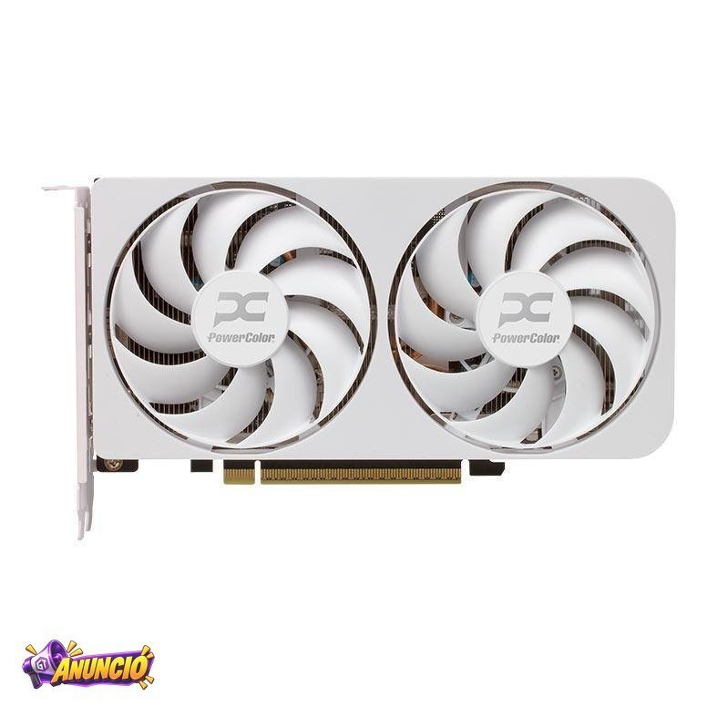 Placa de Video PowerColor Radeon RX 9060 XT Reaper White, 16GB, GDDR6, 128-bit