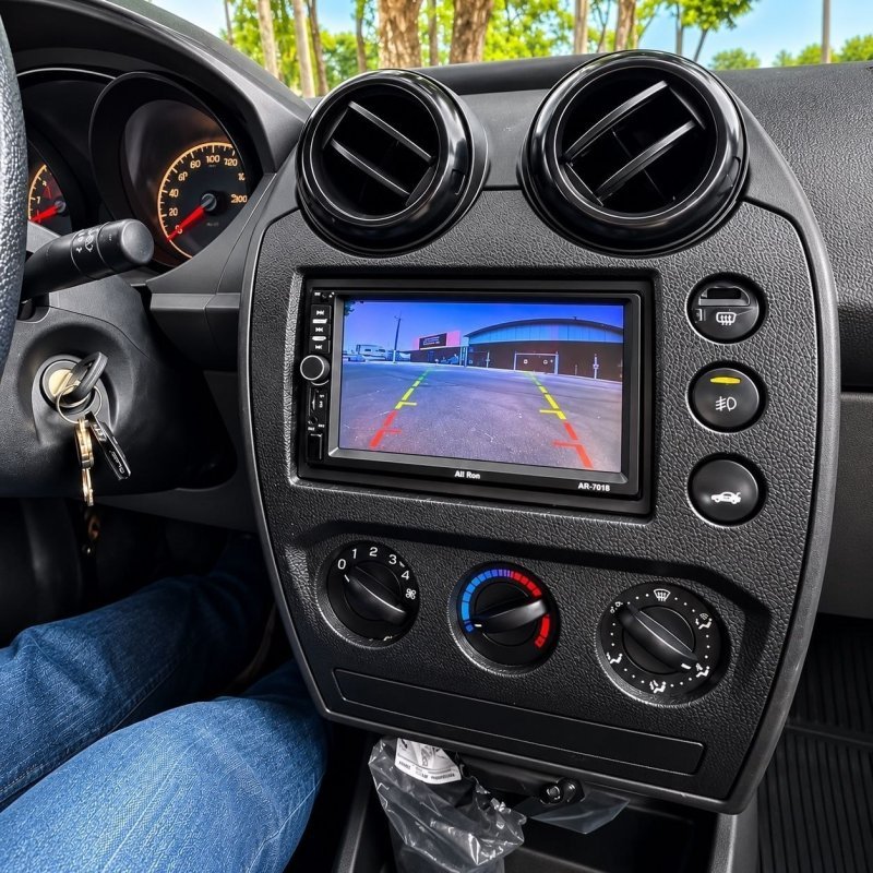 Central Multimídia Touch MP5 2 DIN Bluetooth USB + Câmera de Ré + Frete Grátis