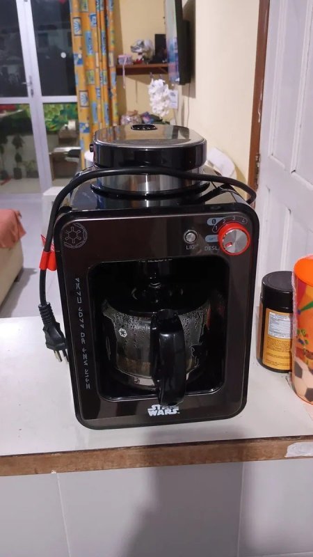 Cafeteira E Moedor De Café Mallory Darth Brew 127v + Frete Grátis