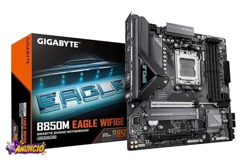 GIGABYTE Placa-Mãe B850M EAGLE WIFI6E, Socket AM5