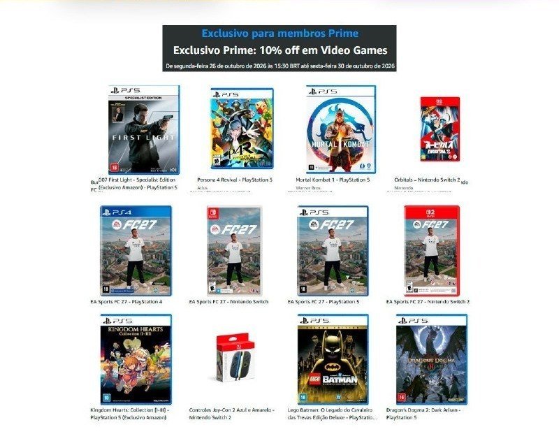 NOVO CUPOM DA AMAZON LIBERADO!