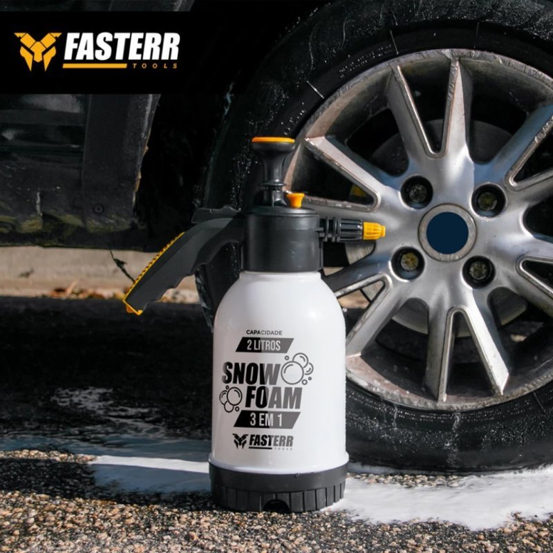 Pulverizador Manual 3 Em 1 Snow Foam 2 Litros Fst089 Fasterr