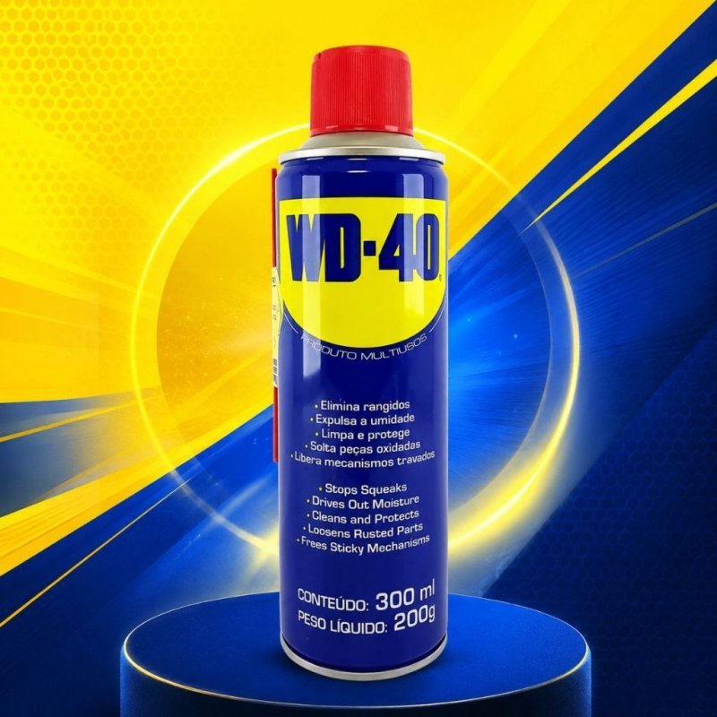 WD40 Desengripante 300ml Multiuso Spray Óleo Lubrificante