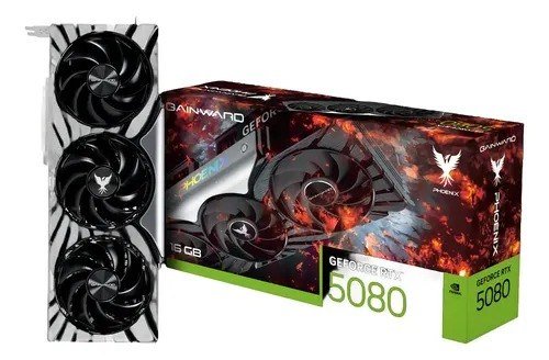 Placa de Vídeo Gainward Phoenix RTX 5080 16GB GDDR7 8K Ray Tracing