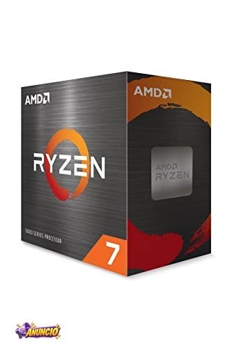 PROCESSADOR AMD RYZEN 7 5700X 3.4GHz (Turbo 4.6GHz) 36 MB Cache AM4 100-100000926WOF, Cerâmica Cinza