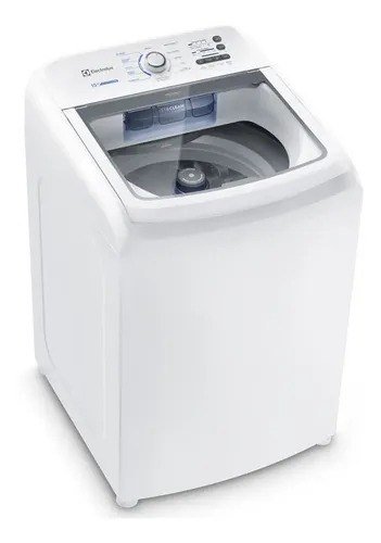 Máquina de Lavar Electrolux 15kg Branca Essential Care com Cesto Inox e Jet&Clean LED15