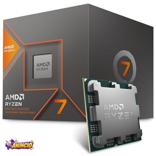 Processador AMD Ryzen 7 8700G Box (AM5/8 Cores/16 Threads/5.1GHz/24 MB Cache/AMD Radeon/AMD Ryzen AI/Sem Cooler)