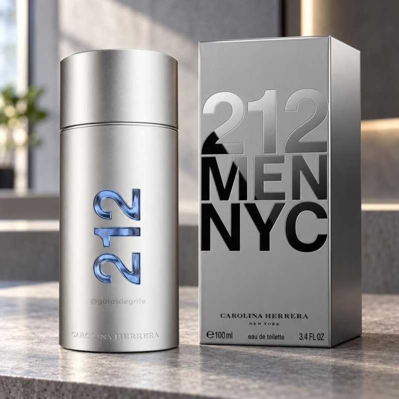 212 Men Carolina Herrera Edt Perfume Masculino 100ml
