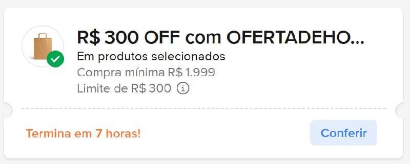 Cupom Mercado Livre em Selecionados