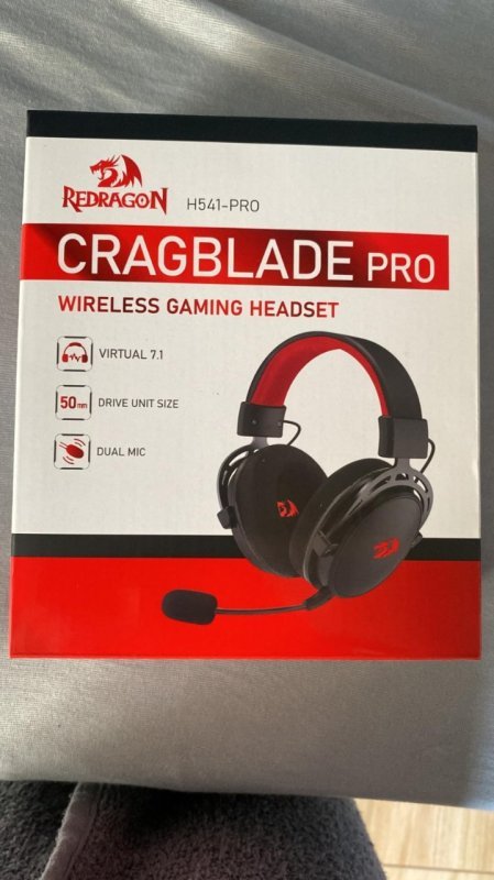Headset Gamer Redragon Cragblade Pro Sem Fio