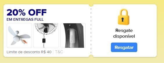 Próximo Cupom Mercado Livre 20% OFF