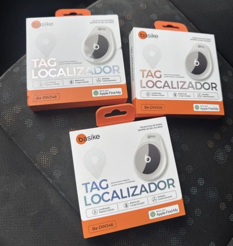 Rastreador Smart Tag para iPhone com Bluetooth e Rede Find My