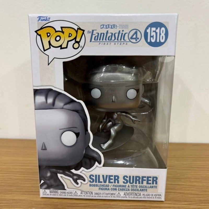 Funko Marvel Quarteto Fantástico - Surfista Prateada