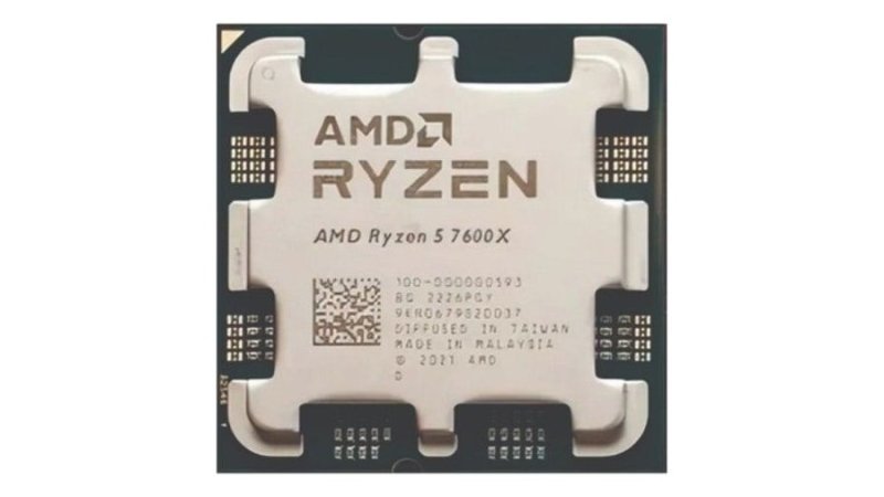 Processador Amd Ryzen 5 7600x, 4.7GHz (5.3GHz Max Turbo), Cache 38Mb, 6 Núcleos, 12 Threads, Am5, Com Vídeo Integrado