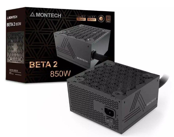 Fonte Montech Beta 2, 850W, Preto
