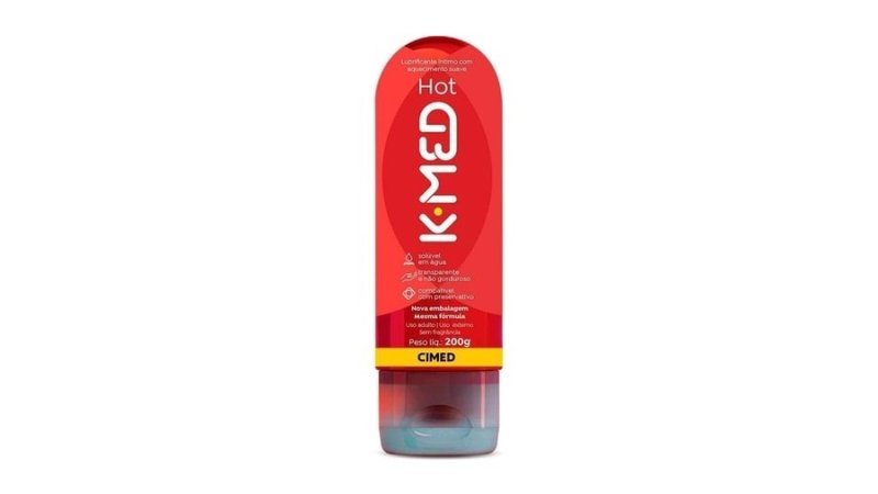 Gel Lubrificante Íntimo K-med Hot 200ml