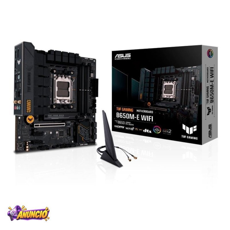 Placa Mãe ASUS TUF Gaming B650m-e WIFI AMD AM5 DDR5 Preto