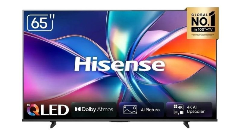 Smart Tv Hisense Hi-Qled 4K 65" Polegadas com Dolby Atmos, Dolby Gaming e Alexa 65Q6qv