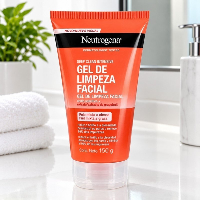 Gel de Limpeza Facial Neutrogena Deep Clean Intensive Grapefruit 150g