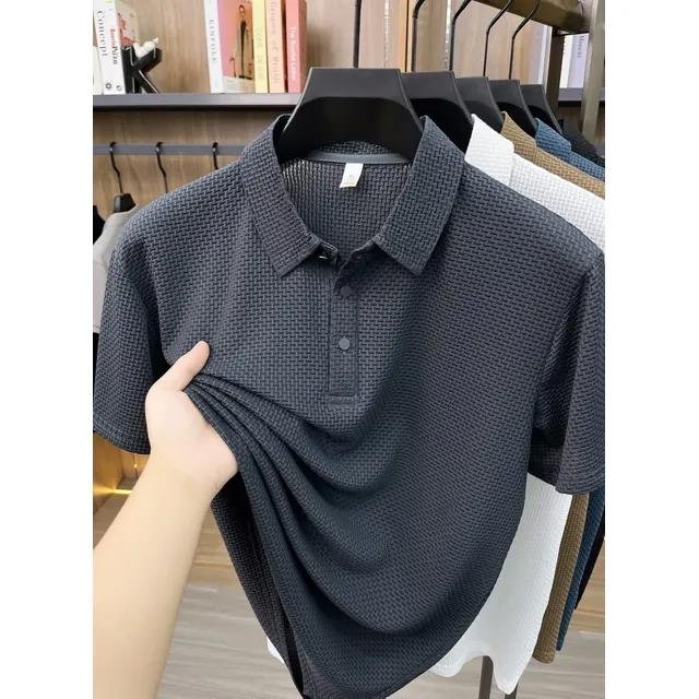 Camisa Polo Texturizada Masculina Old Money Casual Premium