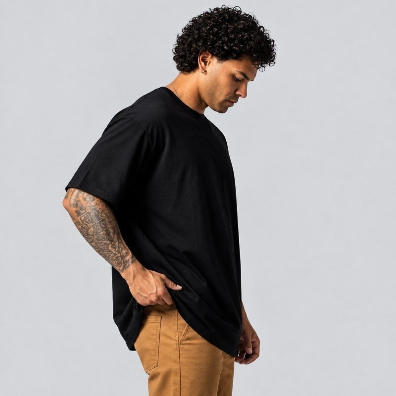 Camiseta Oversized 100% Algodão Penteado