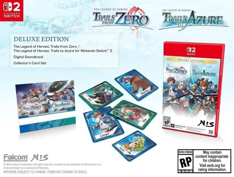 Jogo The Legend of Heroes: Trails From Zero + Trails to Azure Deluxe Edition - Nintendo Switch