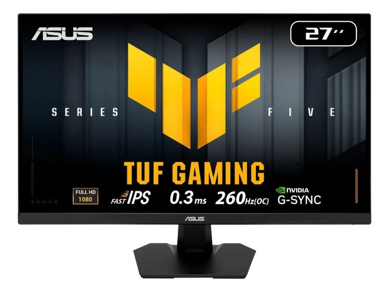Monitor Gamer Asus Tuf Gaming 27 Full Hd 260hz Ips 0,3ms Preto 127/220v
