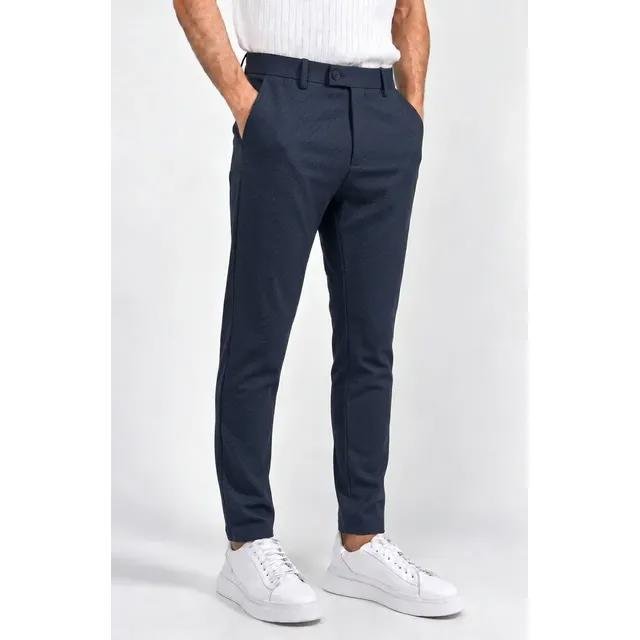 Calça Social Alfaiataria Malha Elastano Stretch