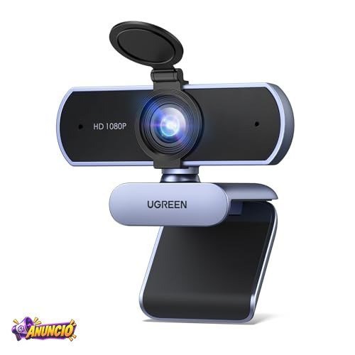 UGREEN Webcam Full HD 1080P com Microfone
