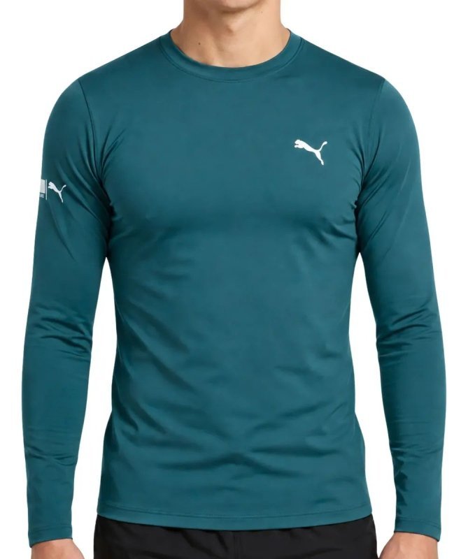 Camiseta Puma Térmica Manga Longa Proteção UV 50+ Masculina