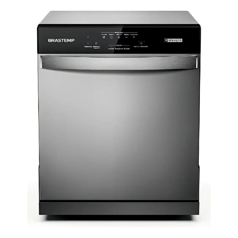 Lava Louças Brastemp 8 Serviços Cinza - Blf08bs