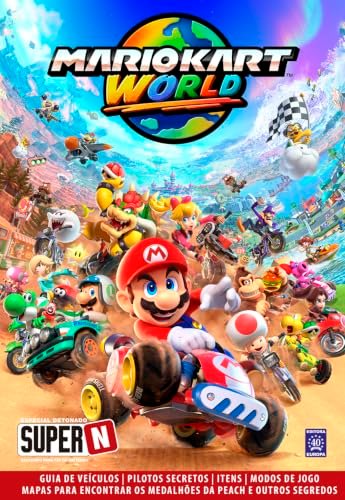 Livro Mario Kart World - Guia Completo