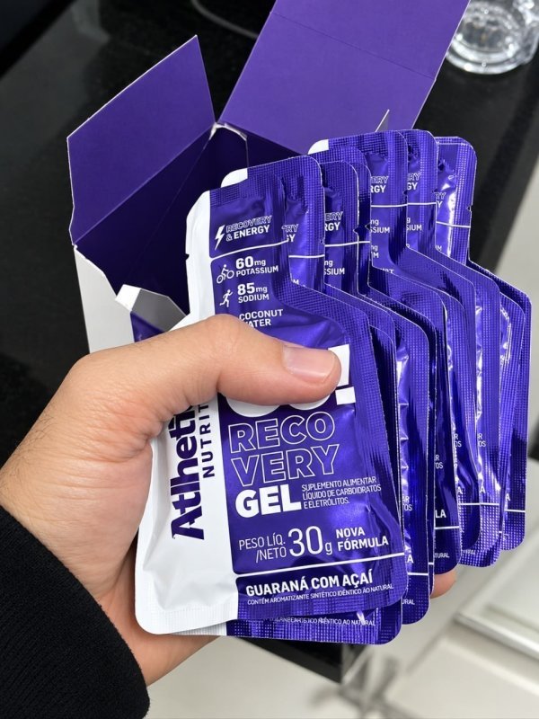 Go Energy Gel (10 Sachês) - Sabor Guaraná e Açaí, Atlhetica Nutrition